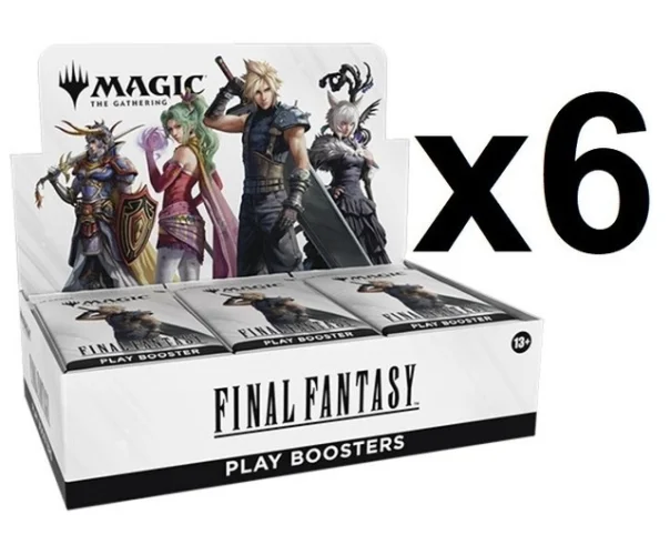 6x Play Booster Box FINAL FANTASY FIN MTG - Sealed Case