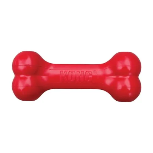 KONG Goodie Bone Chew Toy, Medium - Durable Rubber Design for Dog Treats and Chewing Fun