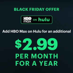 1-Year HBO Max Basic w/ Ads (Add-On Channel) via Hulu Streaming Service
