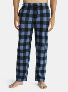 Holiday Time Men's Rolled Sleep Pants with Pockets, Size S-2XL