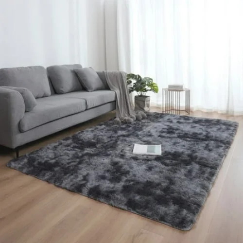 YEERSWAG 5ft x 8ft Shaggy Area Rug - Fluffy Plush Decorative Carpet for Bedroom Living Room