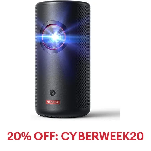 NEBULA Anker Capsule 3 Laser Smart Projector 1080P Portable for Home/Outdoor