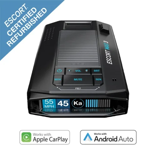 ESCORT MAX 3 Certified Refurbished Laser Radar Detector Bluetooth Updatable M4++