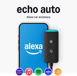 Amazon Echo Auto, Add Alexa to your car, with Alexa+ Early Access