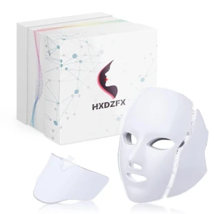 HXDZFX 7 Led Light Therapy Facial Skin Care Mask