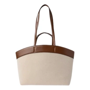 East-West Canvas Tote Bag