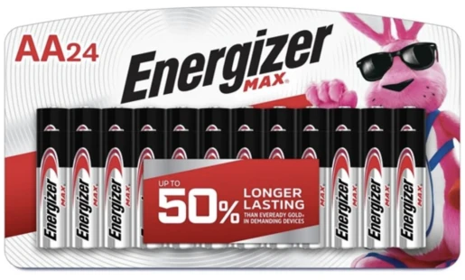 (24 PACK) Energizer MAX AA Alkaline Batteries
