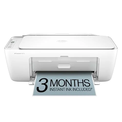HP DeskJet 2827e Wireless All-in-One Color Inkjet Printer, Scanner, Copier