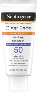Neutrogena Clear Face Sunscreen Lotion for Acne-Prone Skin