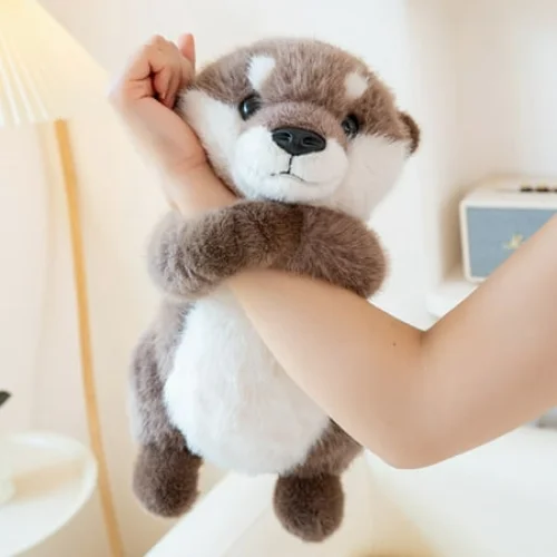 Cuddly Sea Otter Stuffed Animal-Cute OtterPlush Soft Plush Toy Birthday Gift for Kids Girls Boys