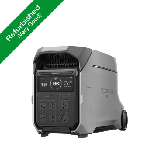 Refurbished EcoFlow DELTA Pro 3 4000Wh Smart Power Station for Home Back-up