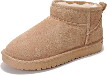 Project Cloud 100% Genuine Leather Ankle Boots for Women