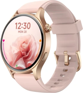 Fitpolo Smart Watch for Women,1.3" AMOLED Touchscreen Fitness Tracker