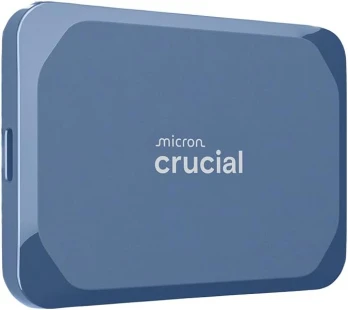 Crucial X10 1TB Portable SSD, Up to 2,100MB/s, USB 3.2 USB-C, External Solid State Drive