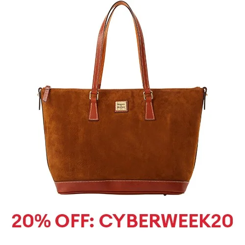Dooney & Bourke Suede Tote | Amber