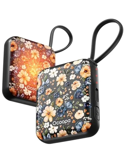 Ocoopa Hand Warmers Rechargeable UT5 Nano – Slim Electric Pocket Heater with Smart Temp Control