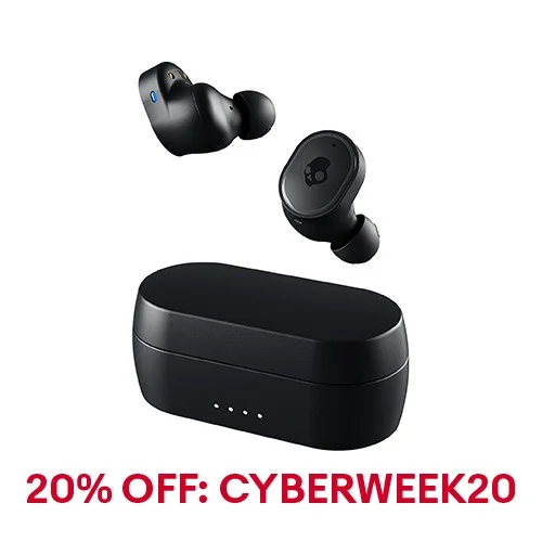 Certified Refurbished Skullcandy SESH ANC Wireless In-ear Bluetooth Earbuds - BLACK