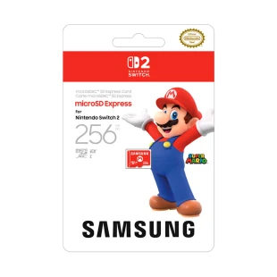 256GB Samsung microSD Express Card for Nintendo Switch 2