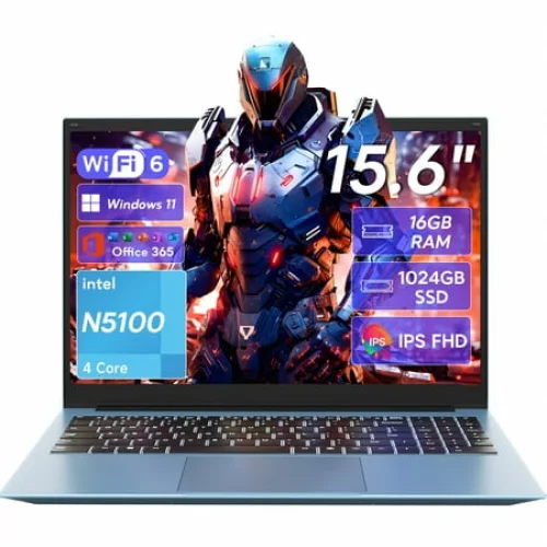 SGIN 15.6" Laptop Windows 11, 16GB DDR4 1024GB SSD Laptops Computer - 4 Core Intel Celeron N5100, 1920*1080 FHD IPS Screen, Wifi 6, BT 5.2