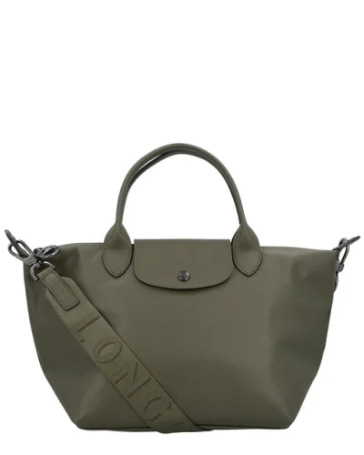 Longchamp Le Pliage Leather Crossbody Women's Green