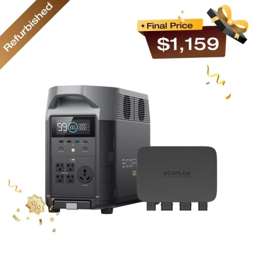 Certified Refurbished EcoFlow 800W Alternator Charger with Power Station