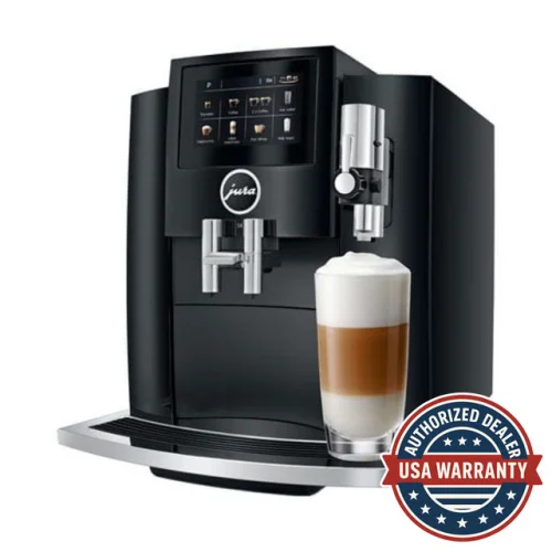 Jura S8 Automatic Coffee Espresso Machine Programmable Coffee Strength (Black)