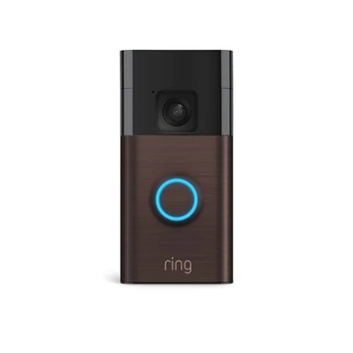 Ring Battery Doorbell Smart Wifi Video Doorbell with Live View and Two-Way Talk - Venetian Bronze
