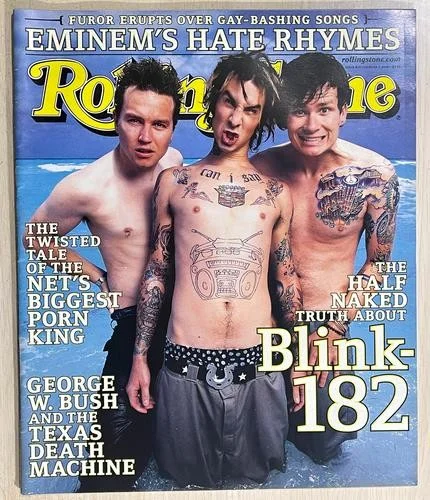 Rolling Stone Magazine #846 August 3, 2000 - Blink 182, Eminem - NO LABEL 9z