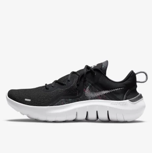 Nike Men's Flex Run 2021 Road Running Shoes (Black/Dark Smoke Grey/White)