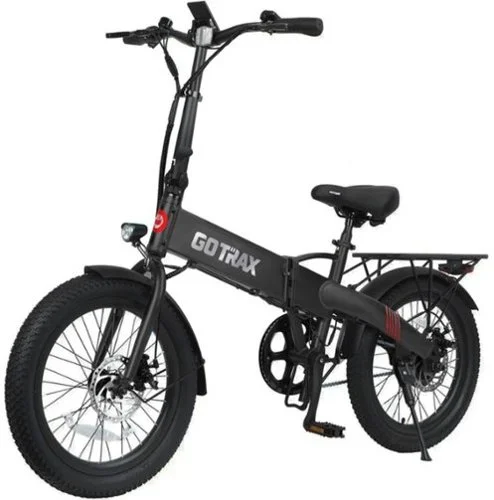 GoTrax Z4 LITE Folding eBike - Black - 25 Mile Range, 20mph Max Speed