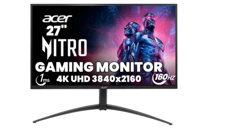 Acer Nitro 27" Gaming Monitor 4K UHD 3840x2160 160Hz 1ms LED 1000Nit Refurbished