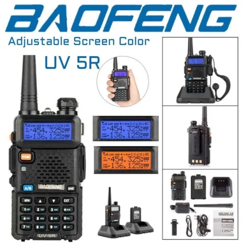 Baofeng UV-5R Dual Band Two Way Ham Radio Walkie Talkie Legal Version Hot Sale