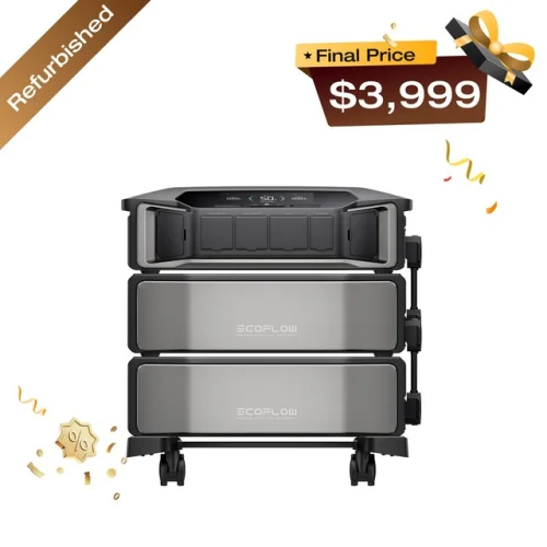 EcoFlow DELTA Pro Ultra 12kWh Power Station Lifepo4, Certified Refurbished