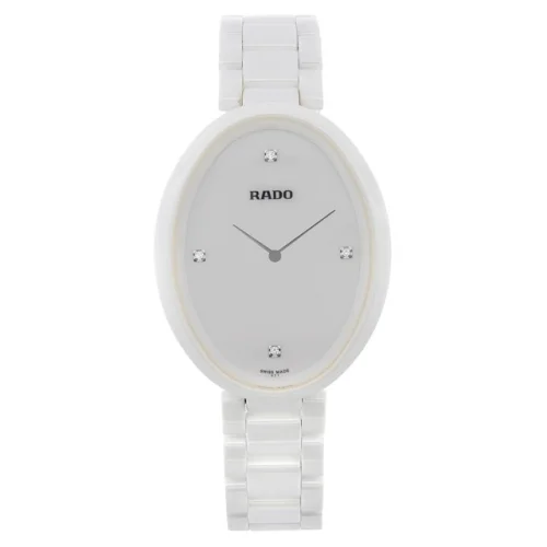 Rado Esenza 33mm Ceramic Touch White Diamond Dial Quartz Ladies Watch R53092712