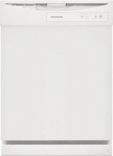 Frigidaire - 24" Front Control Built-In Dishwasher with Energy Saver Dry, 62dba - White