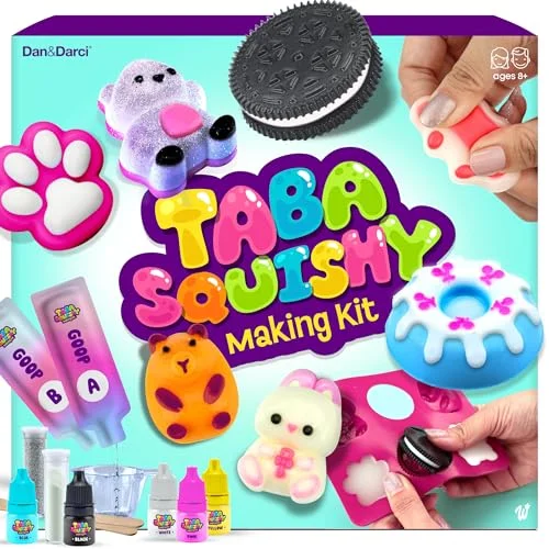 Taba Squishy Making Kit for Kids - Arts and Crafts - Birthday Gift for Girls Ages 5-12