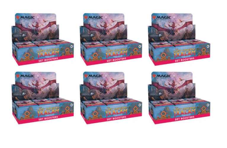 MTG The Lost Caverns of Ixalan SET Booster Box x6 FACTORY SEALED CASE