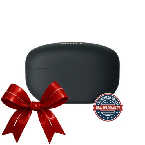 Sony WF1000XM5 OEM Replacement Rechargeable Case for Charging Earbuds (Black)