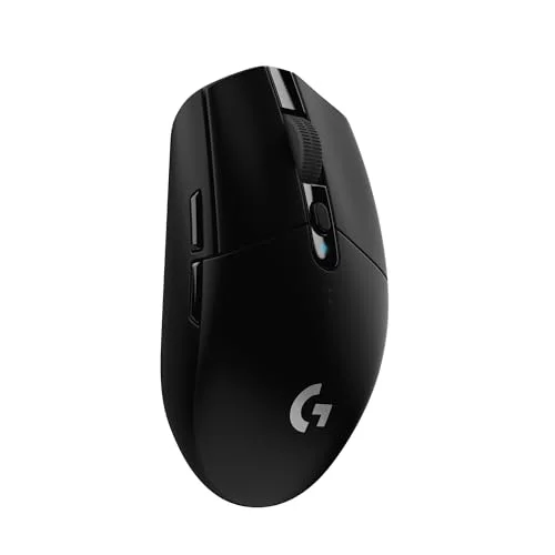 Logitech G305 LIGHTSPEED Wireless Gaming Mouse, Hero 12K Sensor, 12,000 DPI, Black
