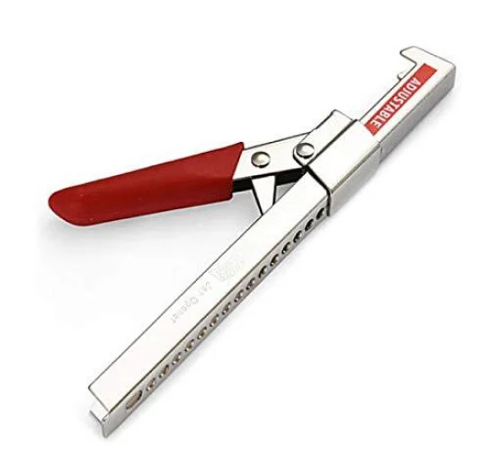 Swing-A-Way Comfort Grip Jar Opener with Comfort Handles - Adjustable 7.5" Red