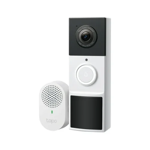 TP-Link Tapo Wireless Smart Video Doorbell with 2K Camera, Battery-Operated, No-Subscription Required - TD21