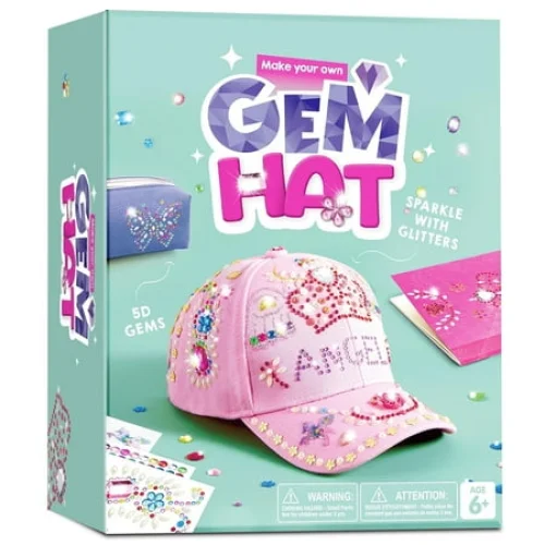 Joyfy Pink Baseball Cap Art Set for Kids Ages 8-12 - Christmas Birthday Gifts