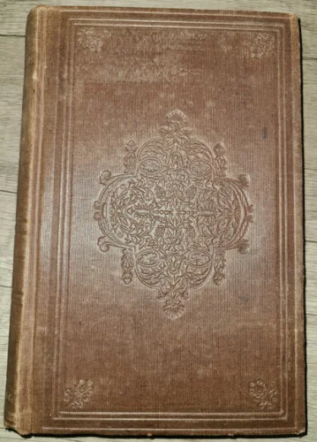 Antique HC book, The Song of Hiawatha by Henry Wadsworth Longfellow, 1856