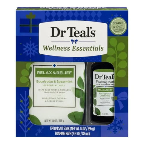 Dr Teal's Relax & Relief Eucalyptus Bath Gift Set, 2 Piece