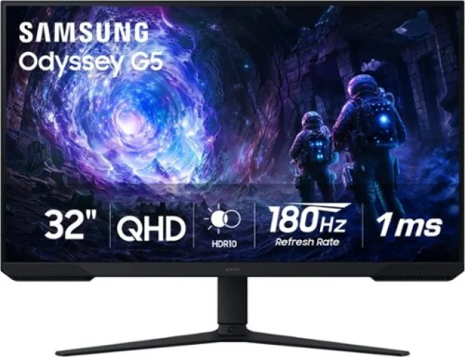 Samsung 32" Odyssey G51F QHD 180Hz 1ms AMD FreeSync Gaming Monitor with HDR10 - Black