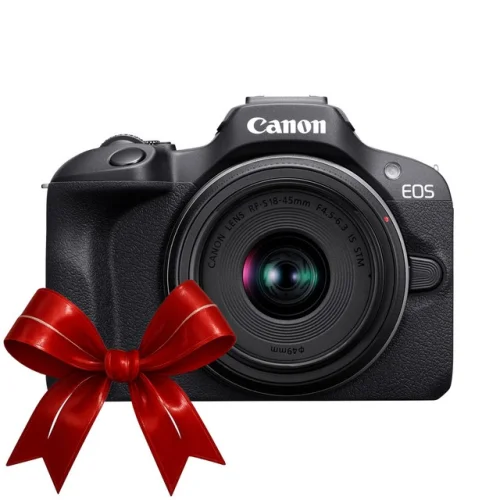 Canon EOS R100 Mirrorless Camera with 18-45mm Lens Vlogger Kit