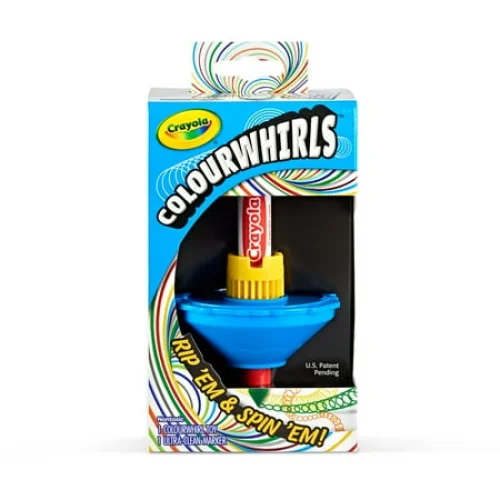Crayola Colourwhirls, 1 Count, Spin Art Toy with Washable Marker, Stocking Stuffers for Kids Ages 6+