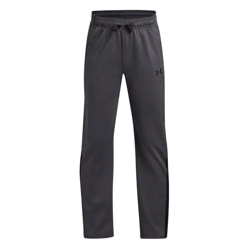 Under Armour Boys' Brawler 3.0 Tapered Pants, (025) Castlerock / / Black, Youth Medium