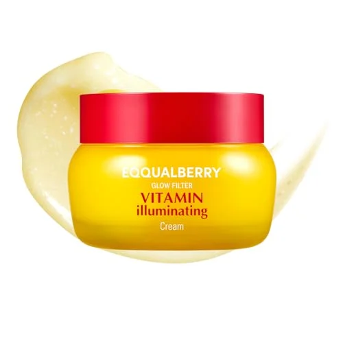 EQQUALBERRY Vitamin Illuminating Cream &ndash; Vitamin C & 5% Niacinamide + 3% TXA | Dark spots Cream | Ceramide Barrier Strength | Glowy, Lightweight Hydration | holiday gifts (1.69 fl.oz / 50ml)