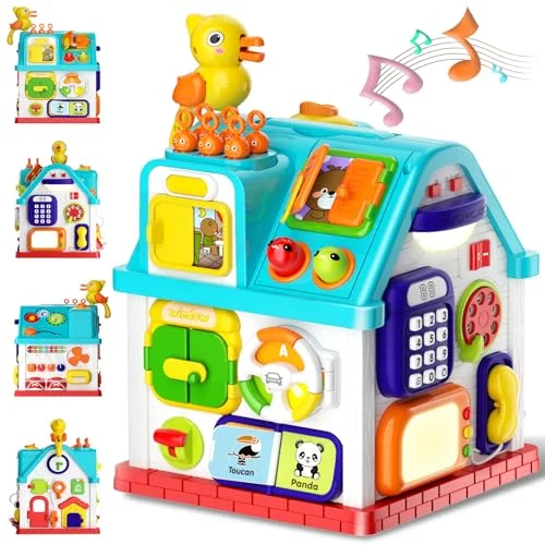 20-in-1 Musical Learning House Baby Toys for Ages 0-3, Christmas & 1st Birthday Gifts